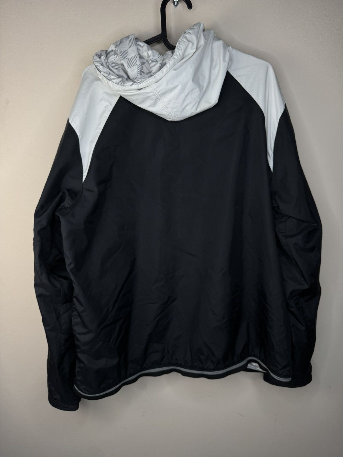Nike × Vintage Nike Y2K Vintage Black Zip Hooded Jacket Size US L / EU 52-54 / 3 - 3 Thumbnail