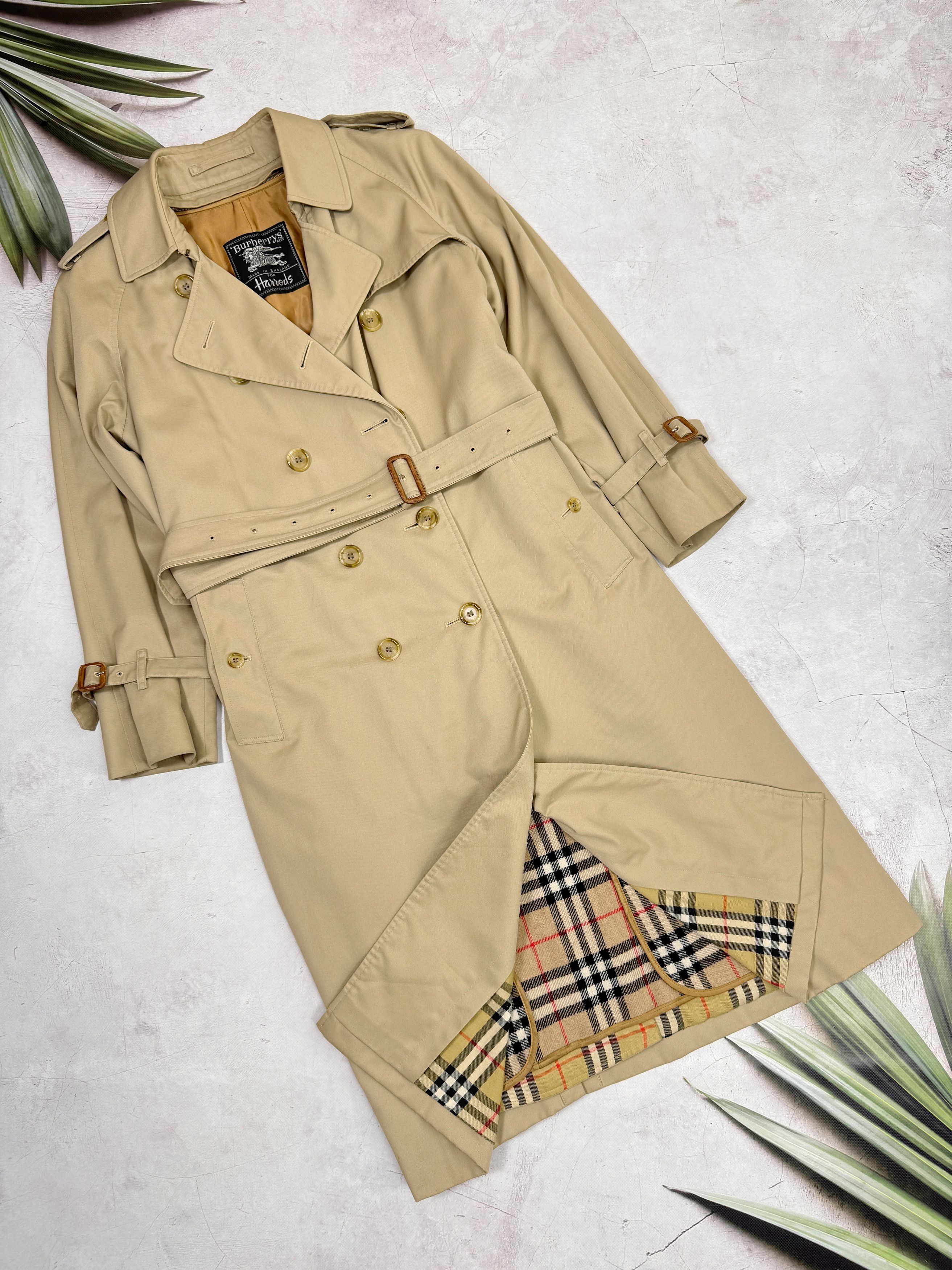 Vintage Vintage Burberry Double Breasted Trench Coat Jacket Womens Grailed