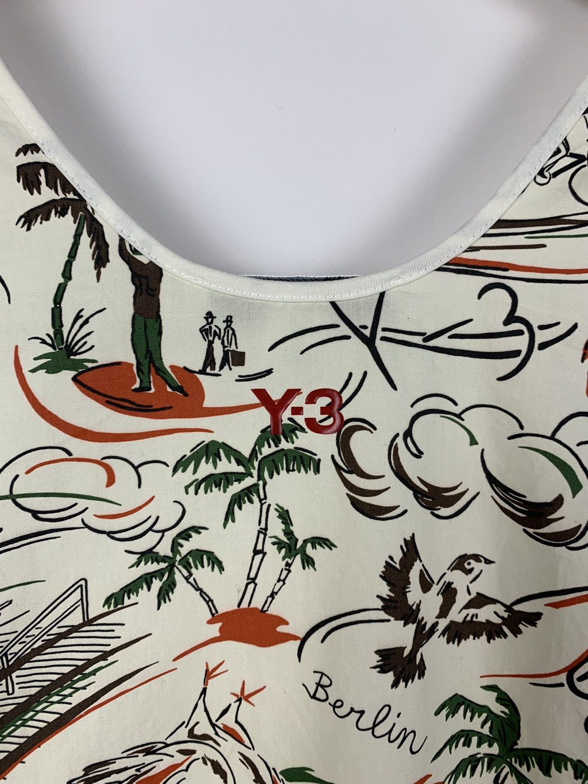 Y-3 Adidas x Y-3 by Yohji Yamamoto Tank Top Ladies Size M Floral Size M / US 6-8 / IT 42-44 - 4 Thumbnail
