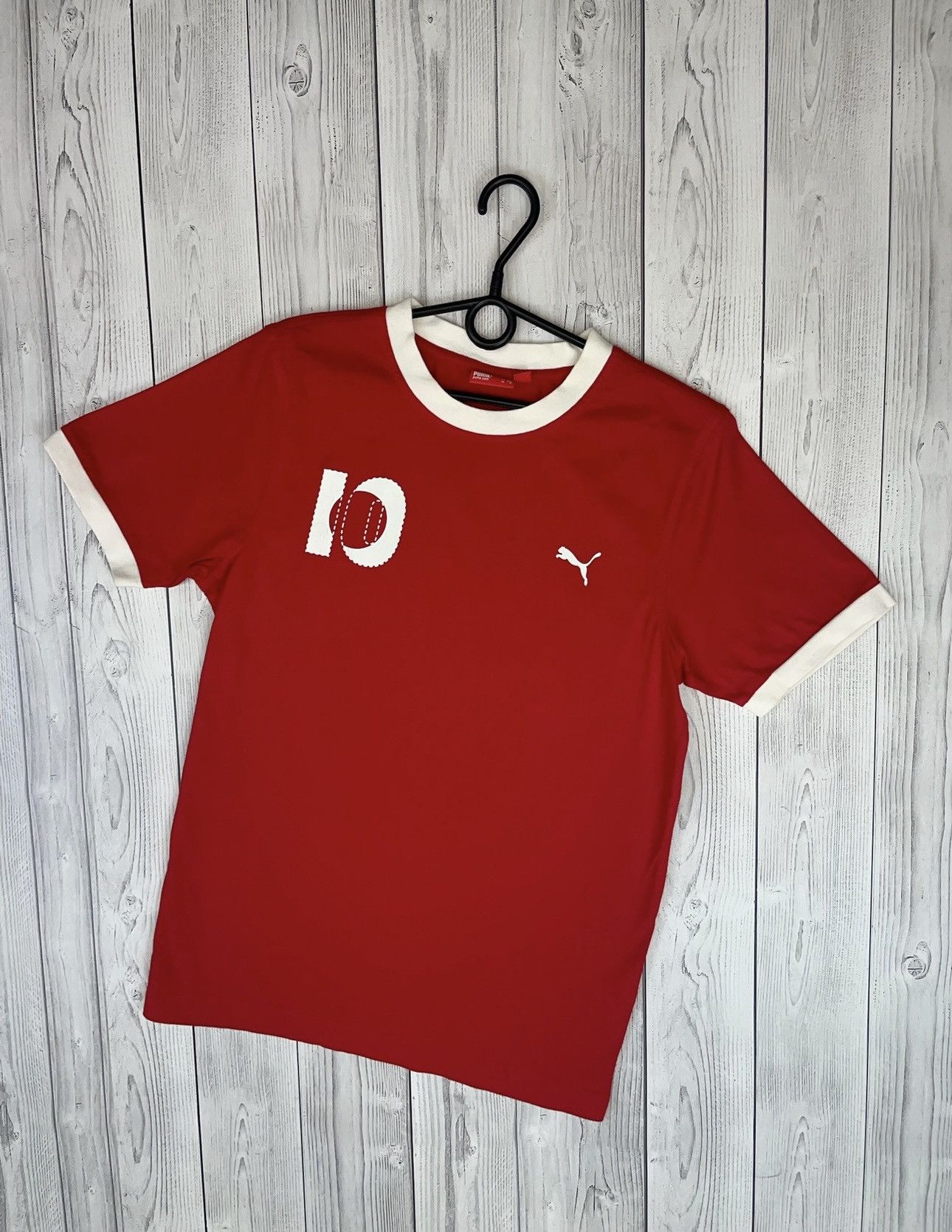 Puma Vintage puma Japan soccer tee rare logo size M Size US M / EU 48-50 / 2 - 2 Thumbnail