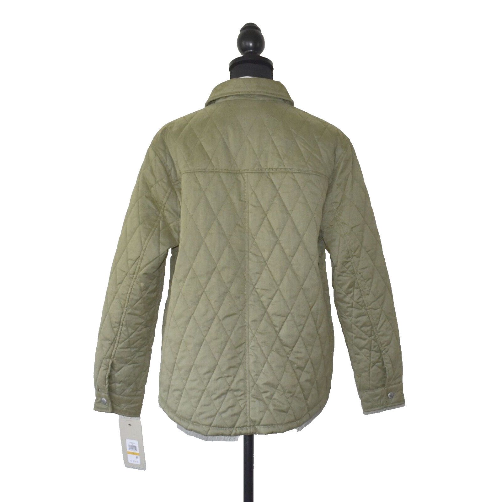 Levi's NWT LEVIS Diamond Quilted Lightweight Shirt Jacket Sz S $120 Size S / US 4 / IT 40 - 4 Thumbnail
