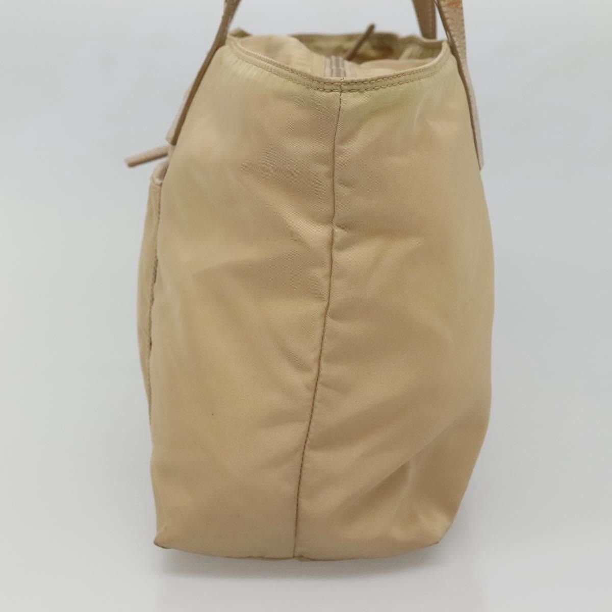 Prada PRADA Tote Bag Nylon Beige Silver Size ONE SIZE - 5 Thumbnail