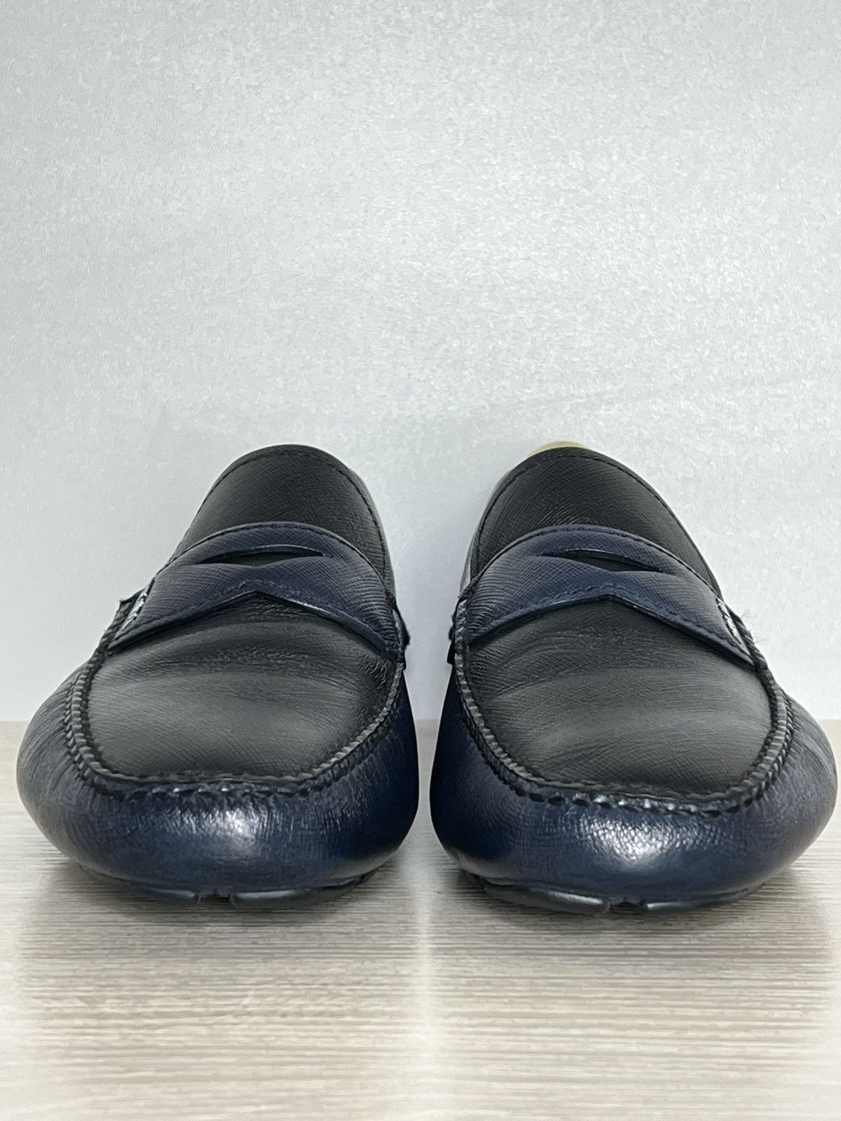 Prada Prada Saffiano Bi-Color Driving Loafers 2DD001 Size US 9.5 / EU 42-43 - 5 Thumbnail