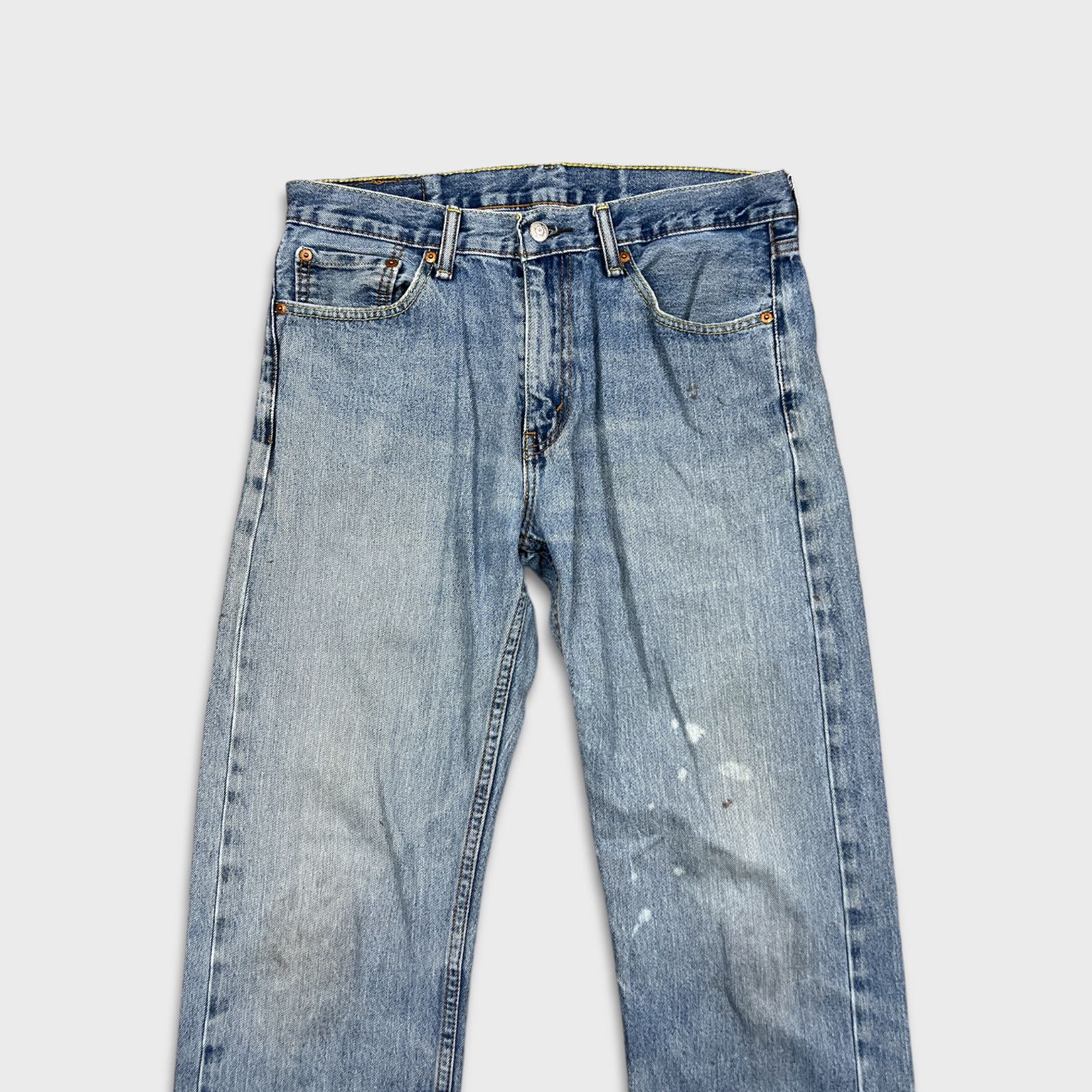 Levi's × Vintage Levi's 505 Jeans 34x32 Regular Fit Straight Leg Denim Pants Size US 34 / EU 50 - 2 Thumbnail