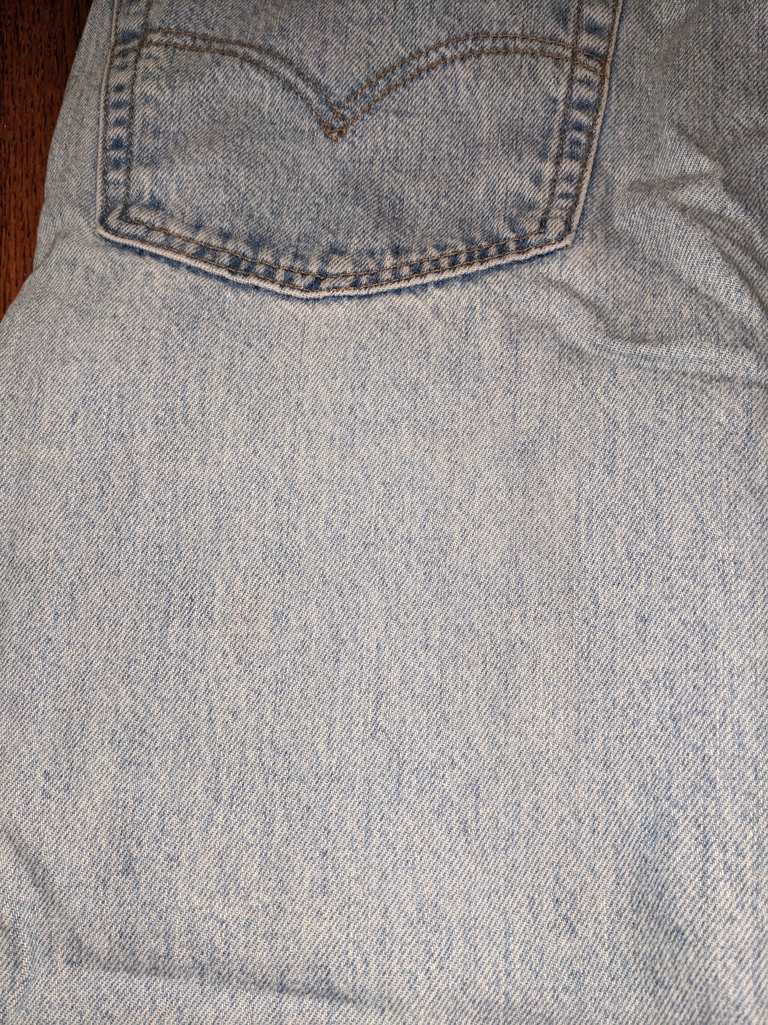 Levi's × Vintage Vintage 90s Levi's 550 38 x 30 Blue Denim Jeans Size US 38 / EU 54 - 4 Thumbnail