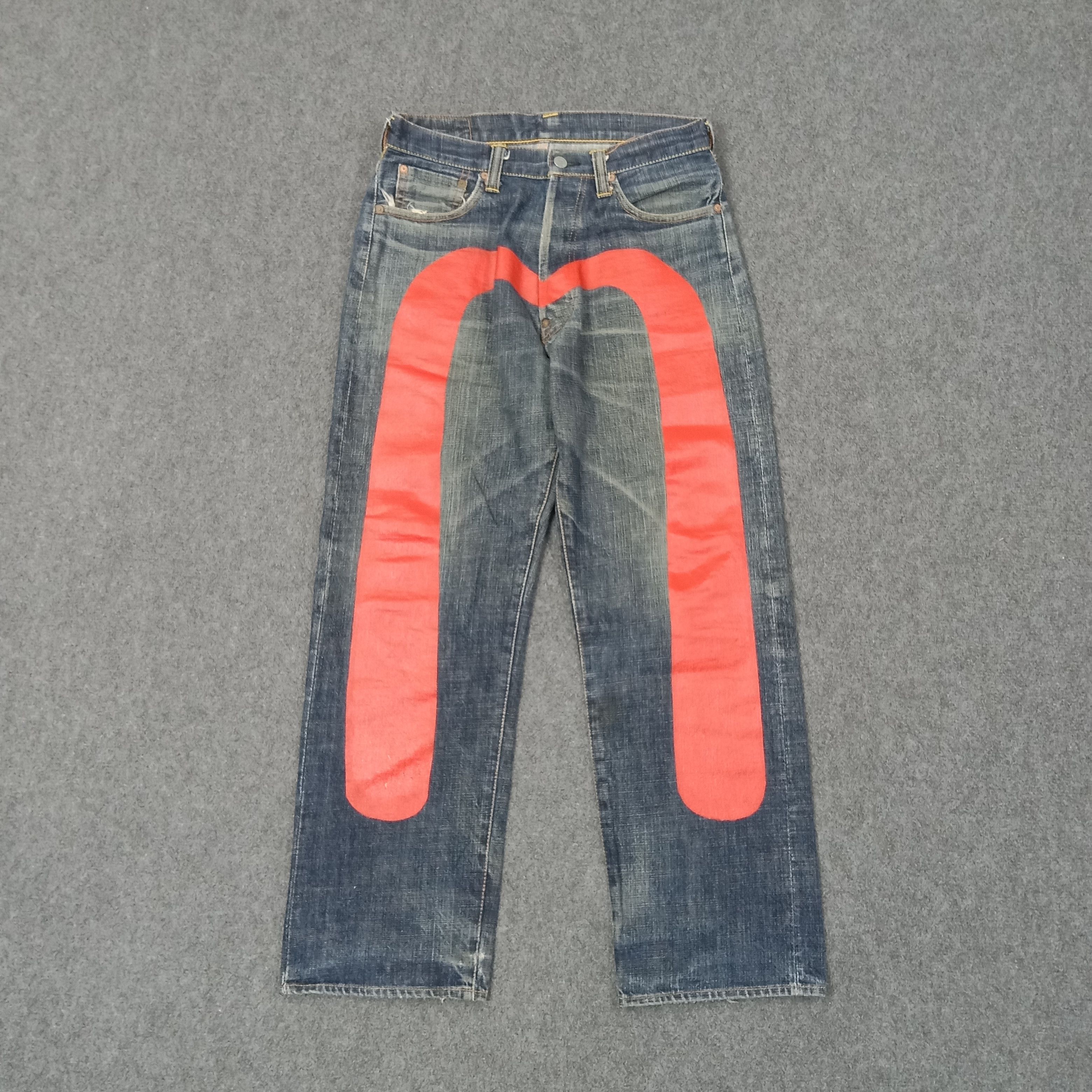 Evisu Evisu Japanese Brand Daicock Custom Art Denim Jeans Size US 30 / EU 46 - 1 Thumbnail