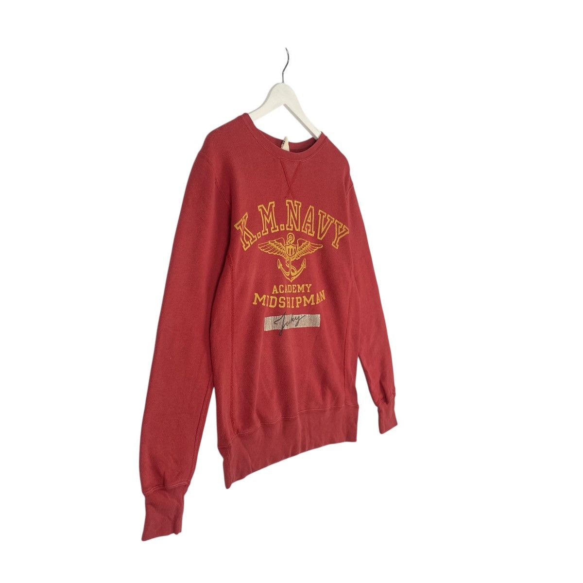 Designer × Vintage vintage Hoodie/sweater k m navy academy midshipman - red Size US S / EU 44-46 / 1 - 3 Thumbnail