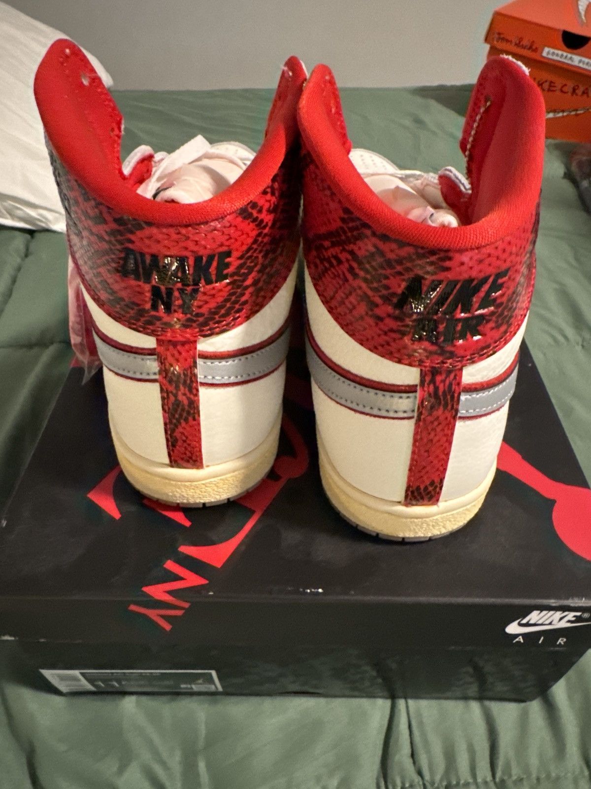 Awake NY × Jordan Brand × Nike Awake x Jordan Air Ship PE SP - Sail / Black / Red Size US 11.5 / EU 44-45 - 8 Thumbnail