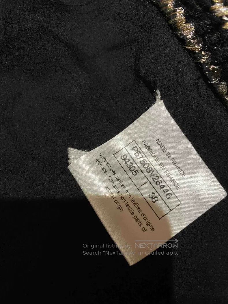 Chanel Chanel 17k ground control black and silver fake two-piece Size XS / US 0-2 / IT 36-38 - 6 Thumbnail