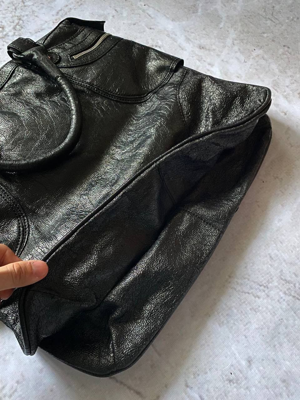 Designer × Stella McCartney Vintage Stella McCartney Luxury Leather Hand Bag Rare Size ONE SIZE - 7 Thumbnail