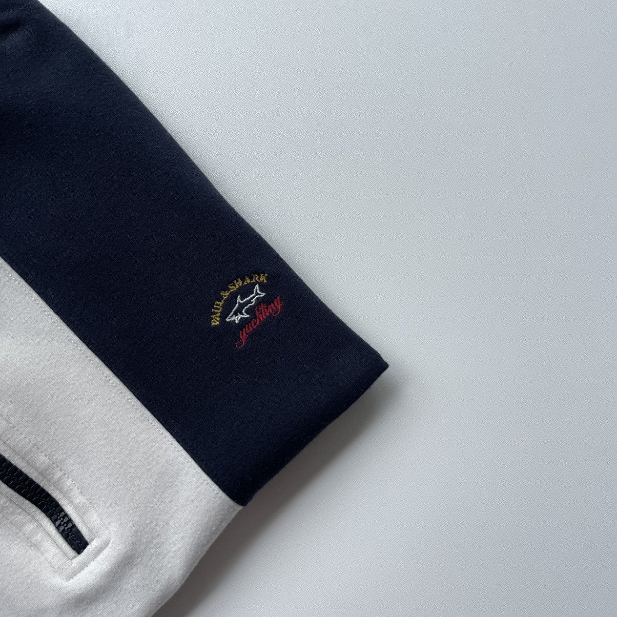 Paul & Shark × Vintage Paul & Shark Yachting 90’s Vintage Half Zip Stripe Sweater Size US M / EU 48-50 / 2 - 6 Thumbnail