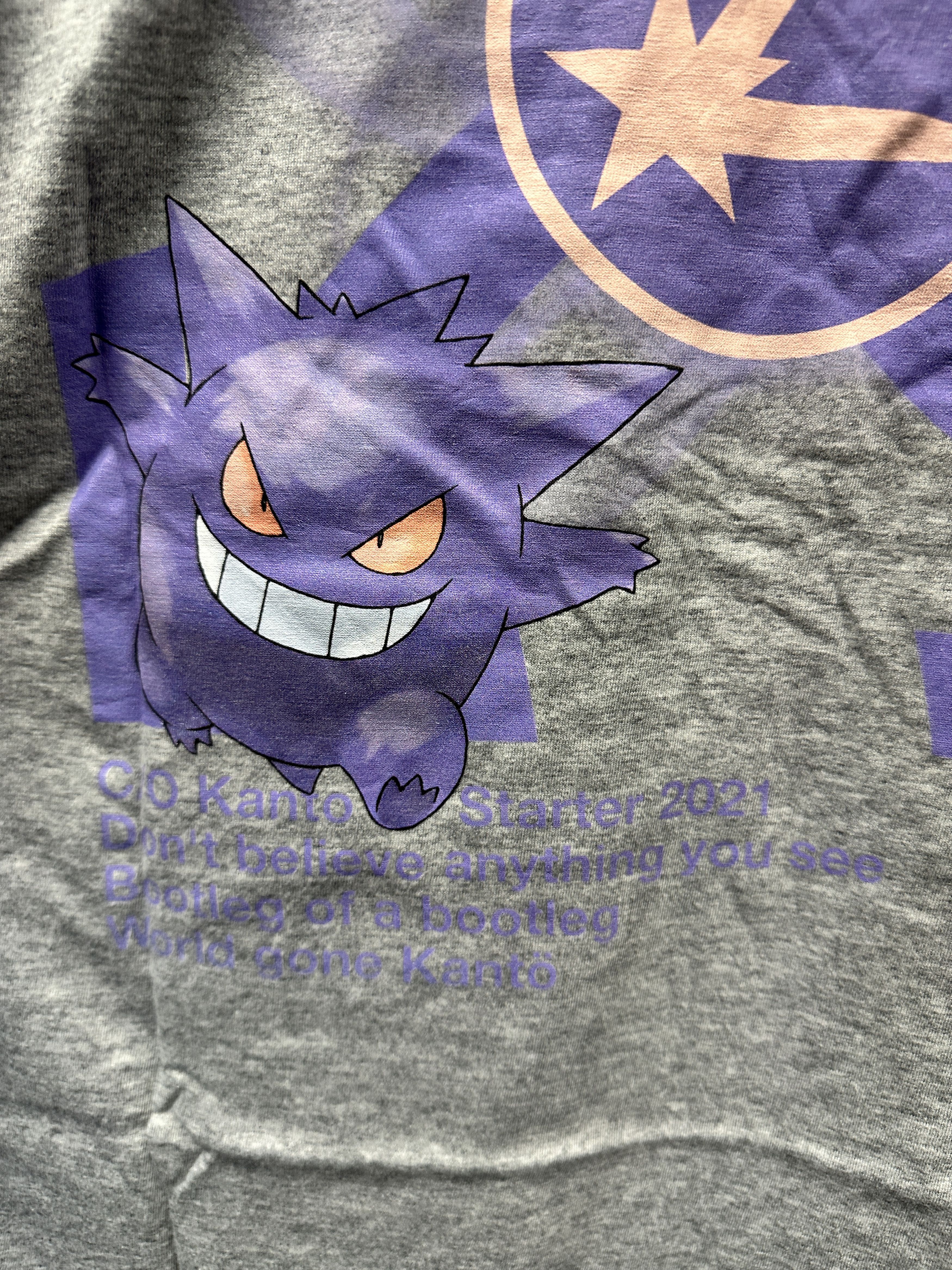 Kanto Starter Kanto Starter Pokemon Gengar Tee Large Size US L / EU 52-54 / 3 - 4 Thumbnail