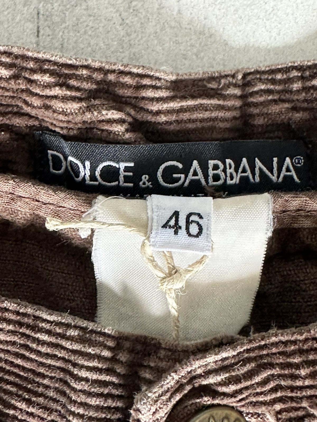 Dolce & Gabbana Dolce & Gabbana Vintage Corduroy Pants Size 32" / US 10 / IT 46 - 6 Thumbnail