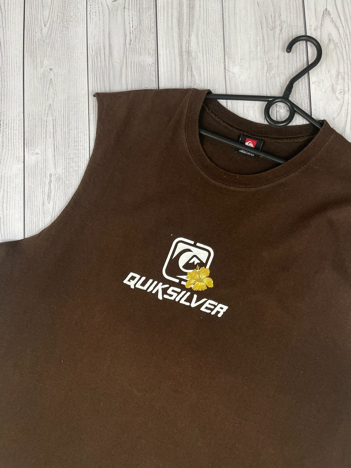 Quiksilver Vintage Quiklsilver brown tee USA size XL rare Size US XL / EU 56 / 4 - 2 Thumbnail
