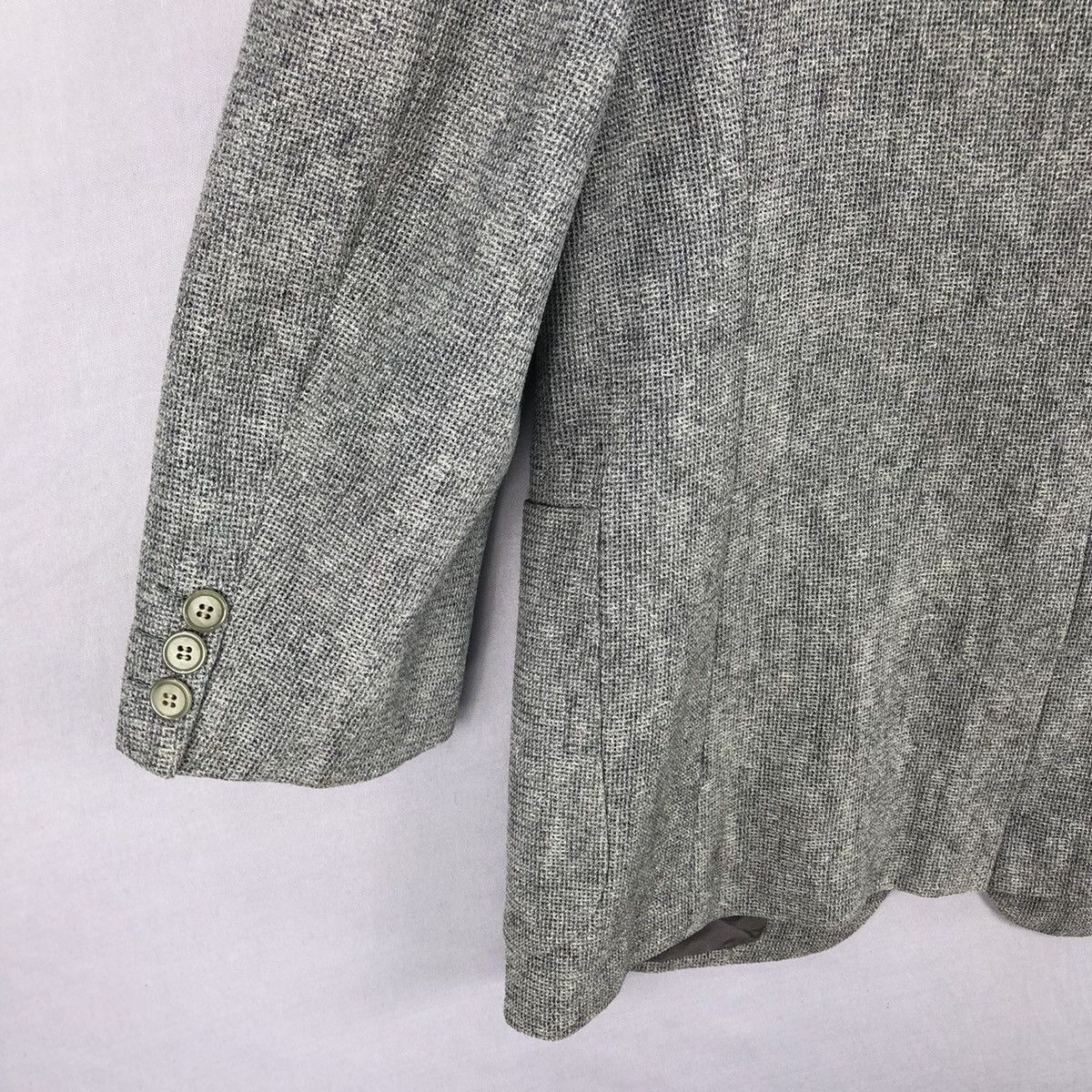 Japanese Brand Vintage 80's Takashimaya Blazer Burlap Fabric Size US M / EU 48-50 / 2 - 6 Thumbnail