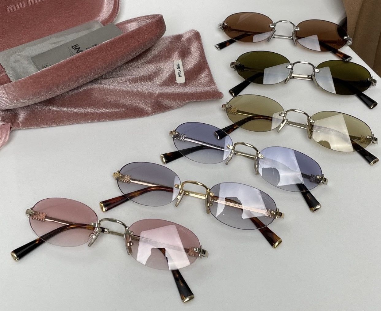 Miu Miu NEW Miu Miu sunglasses MU A54S 5AK04O Size ONE SIZE - 4 Thumbnail