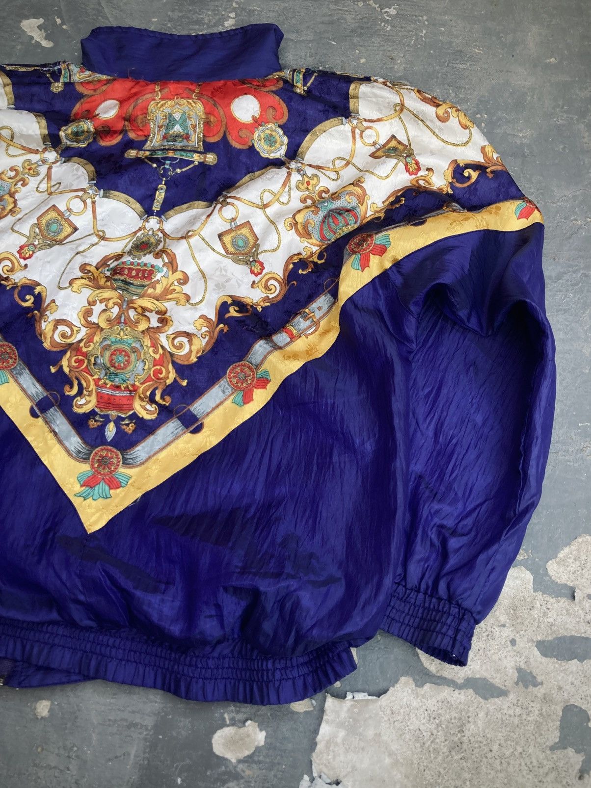 Other Vintage 80s Argee Baroque Style Windbreaker Size M / US 6-8 / IT 42-44 - 11 Thumbnail