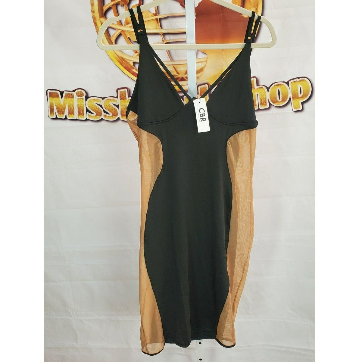 Other CBR Black Sheer Side Bodycon Dress XL Size XL / US 12-14 / IT 48-50 - 1 Thumbnail