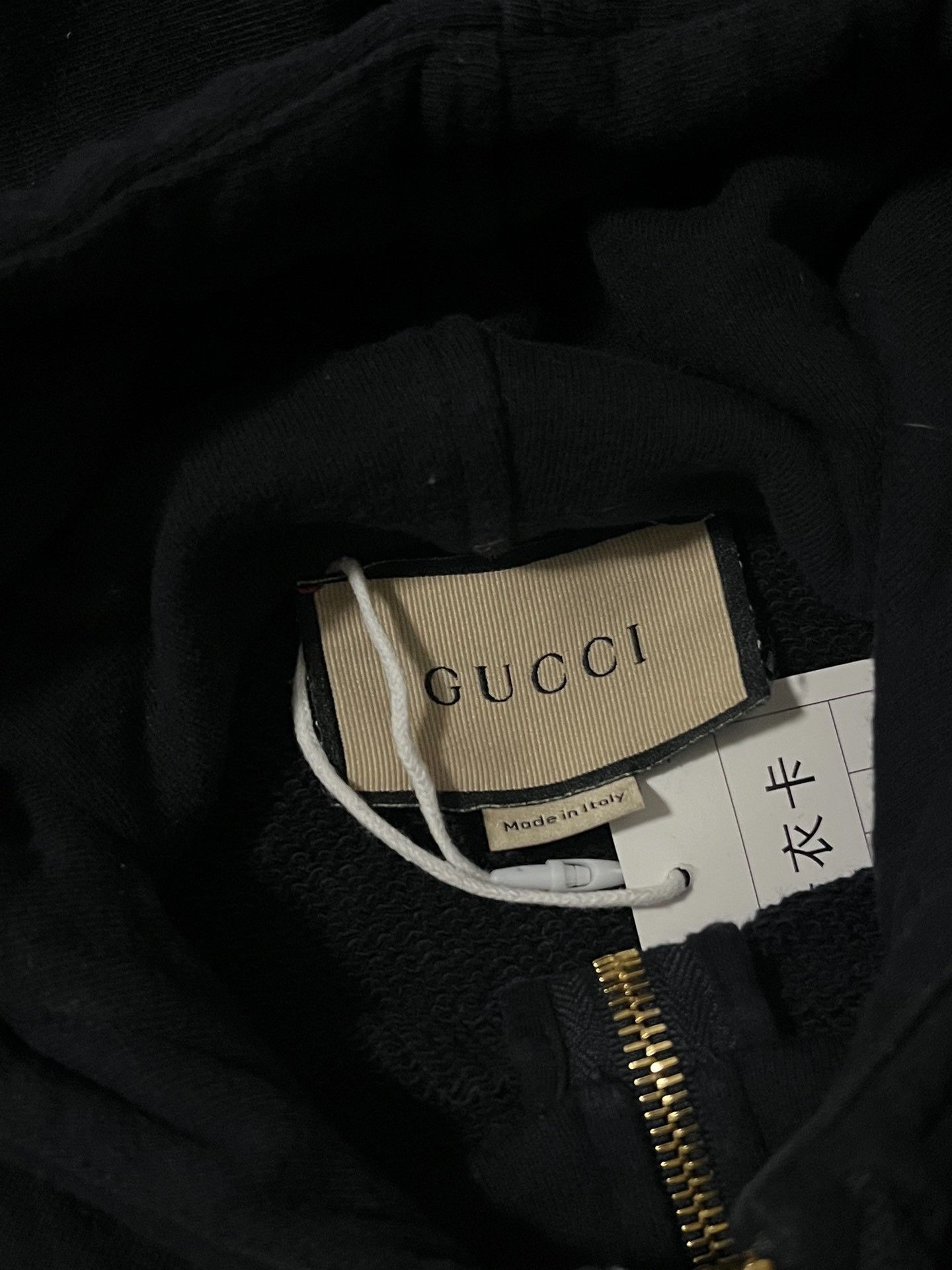 Gucci Gucci Black belt logo half-zipper hooded sweatshirt 2501-Ne Size US M / EU 48-50 / 2 - 3 Thumbnail