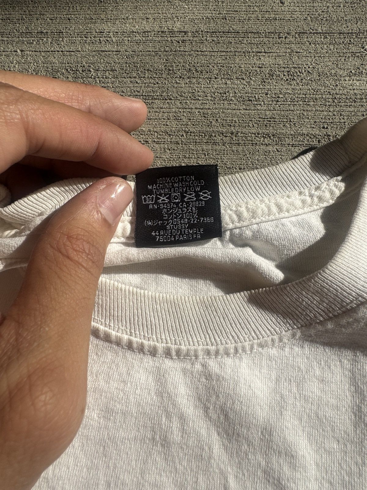 Stussy Basic Stussy white Tee Size US XL / EU 56 / 4 - 8 Thumbnail
