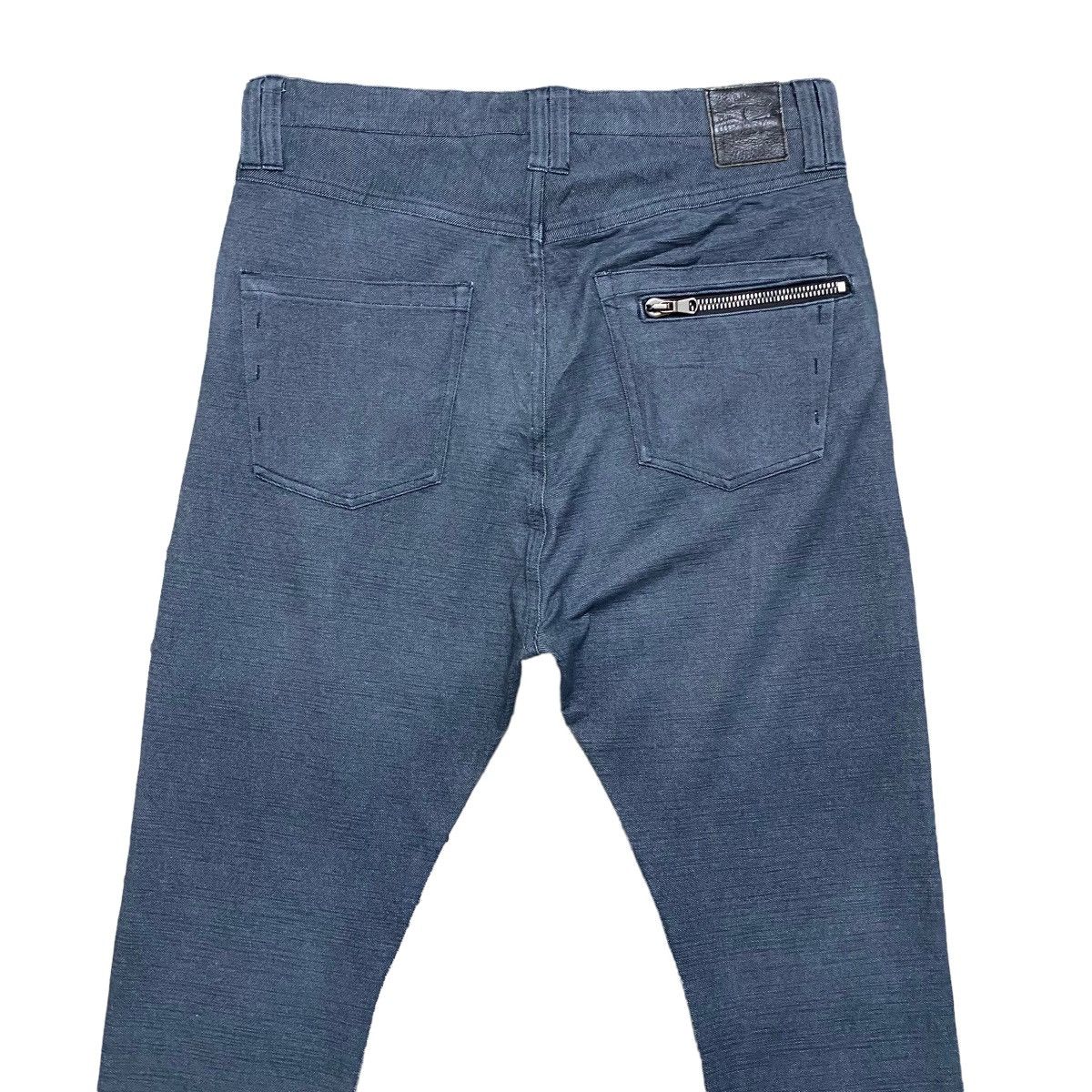 roarguns Sample🔥 Roarguns Denim Drop Crotch Pants Stretch Size US 33 - 11 Thumbnail