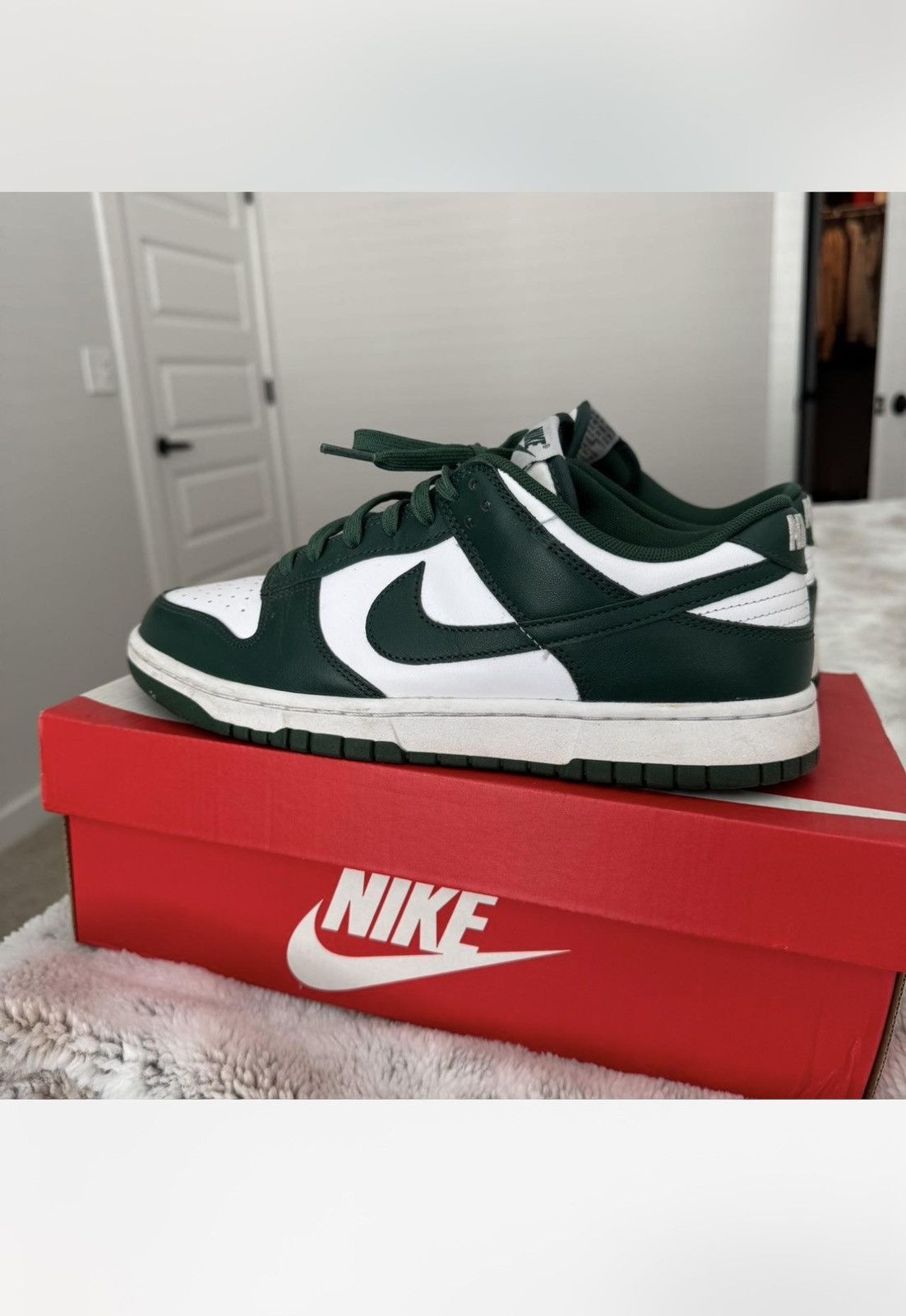 Nike Michigan state dunk lows Size US 9 / EU 42 - 1 Thumbnail
