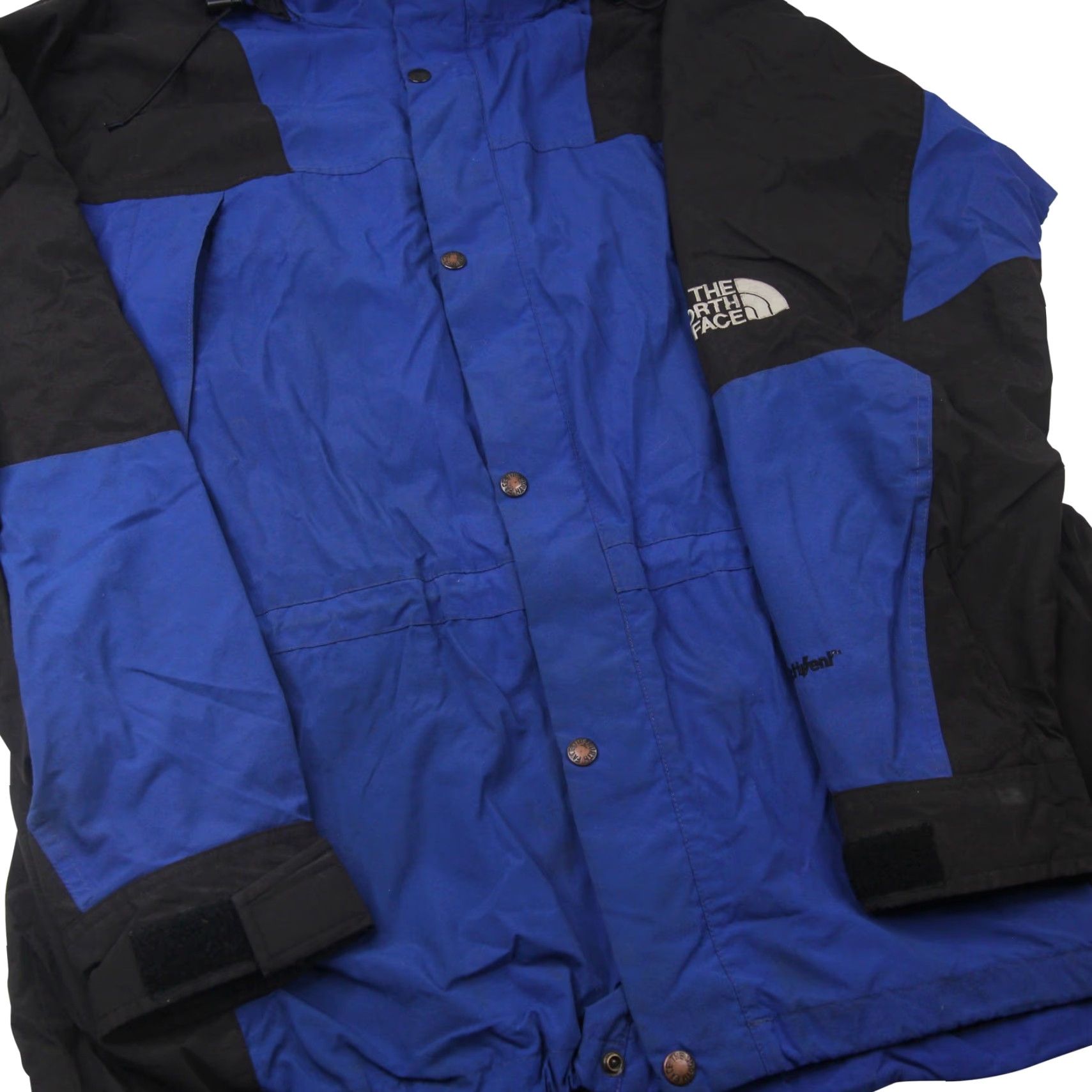 The North Face VINTAGE The North Face Hyvent Adventure Jacket Windbreaker XL Adults Blue Men's Size US XL / EU 56 / 4 - 3 Thumbnail