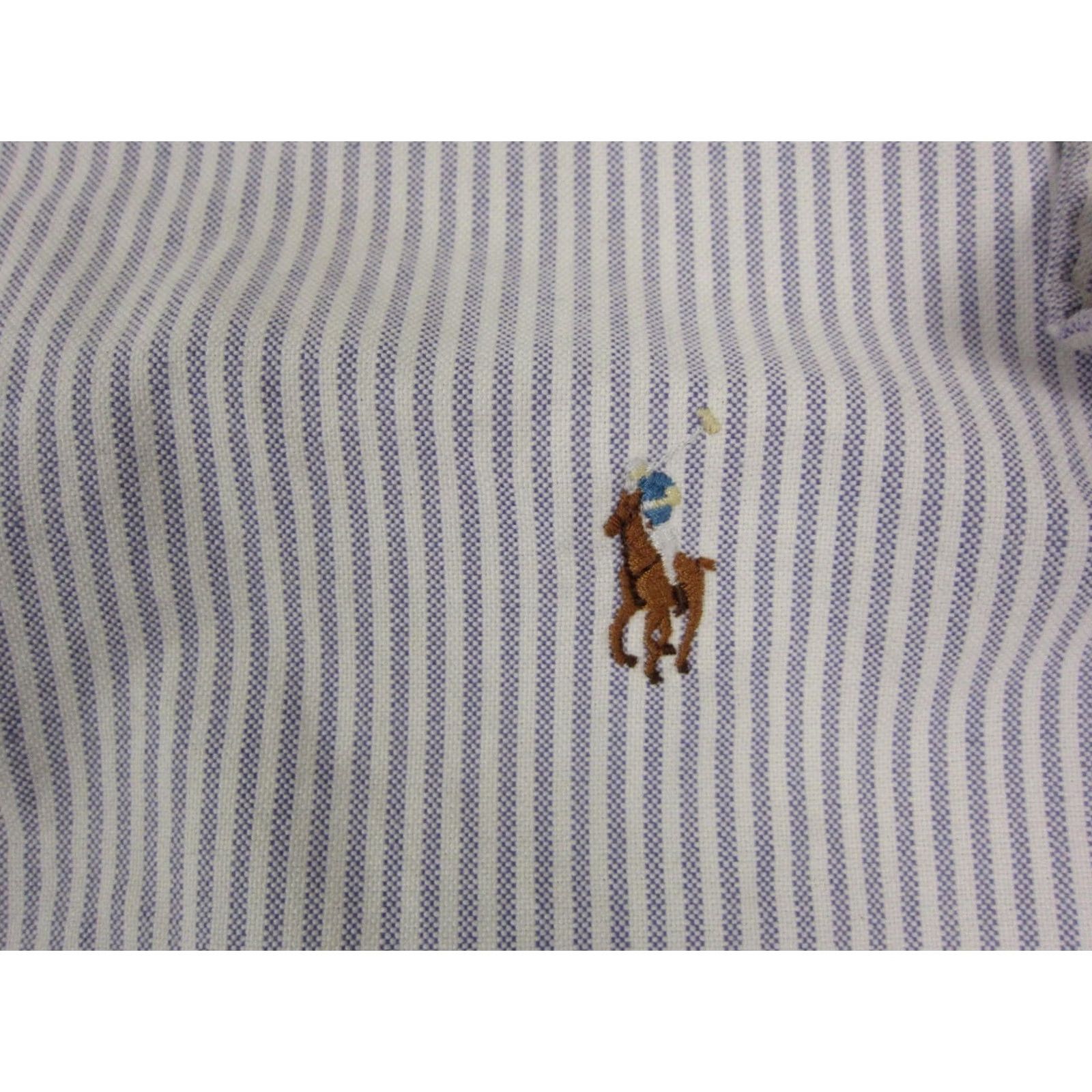 Ralph Lauren Ralph Lauren Shirt Mens Large Purple Striped Cotton Button Down Size US L / EU 52-54 / 3 - 3 Thumbnail