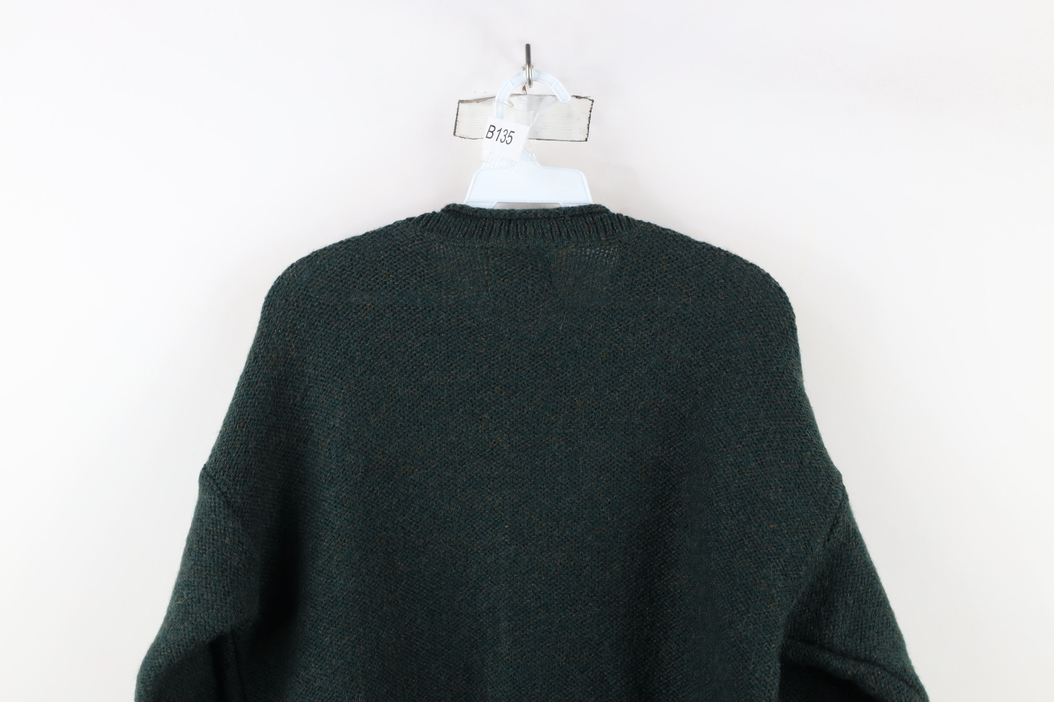 Vintage × Woolrich Woolen Mills Vintage 90s Woolrich Wool Blend Marled Sweater Green USA Size S / US 4 / IT 40 - 8 Thumbnail