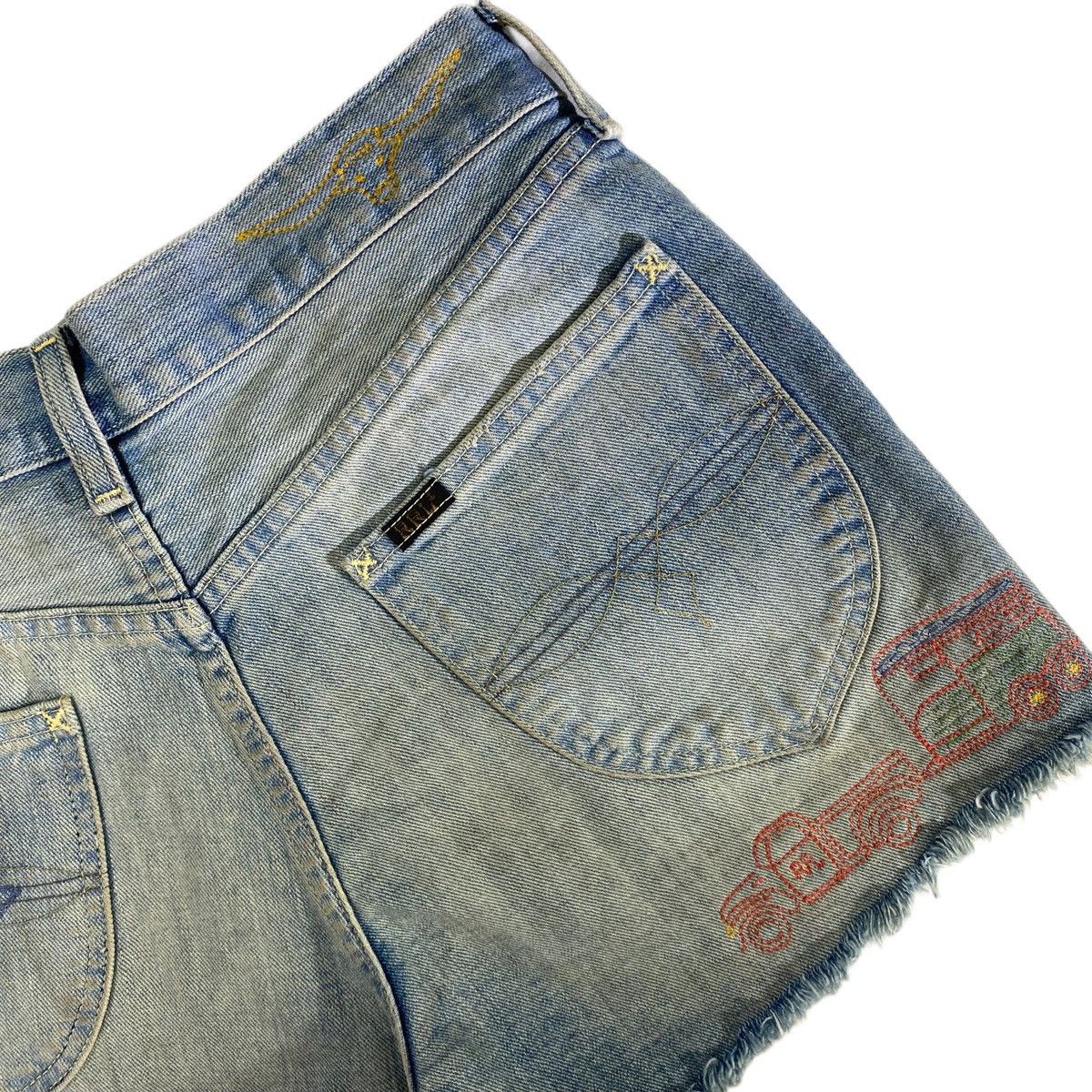 RRL Ralph Lauren × Ralph Lauren rrl ralph lauren western rodeo embroidered boy fit shorts Size 25" / US 0 / IT 36 - 8 Thumbnail