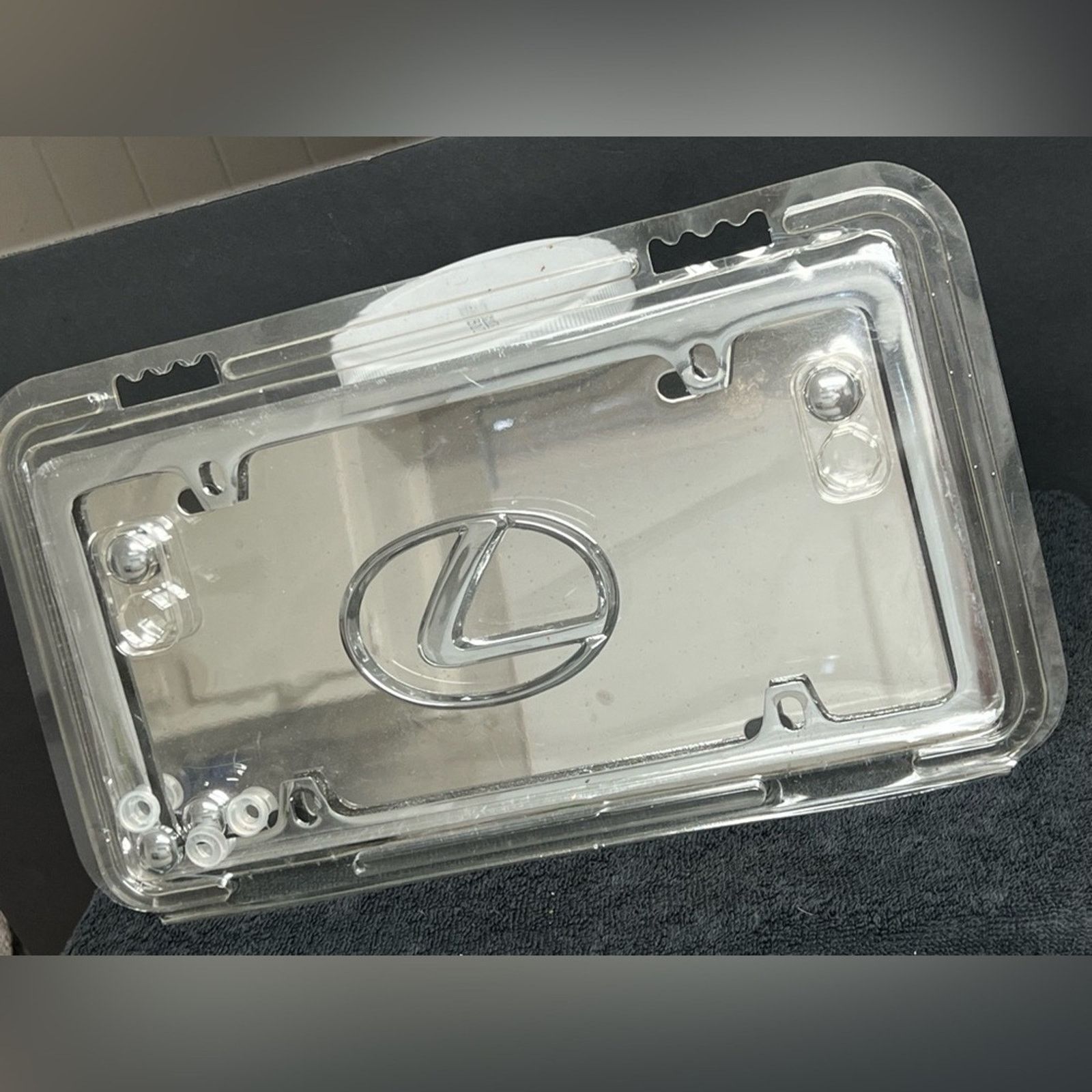 Other Lexus 3D Chrome Heavy Steel License Plate Chrome Frame $49 Size ONE SIZE - 2 Thumbnail