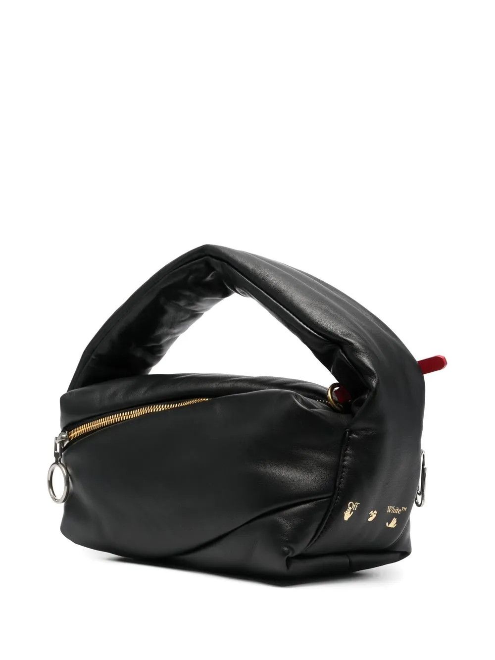 Off-White o1y1225 Size : OS / Leather Handbag in Black Size ONE SIZE - 2 Thumbnail