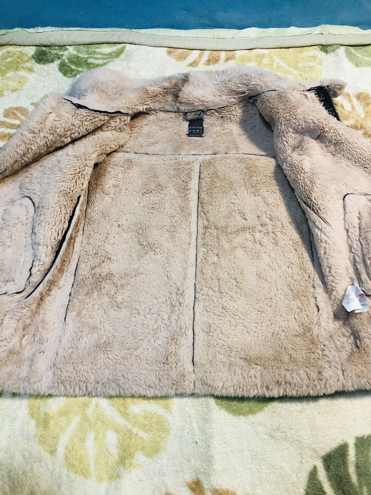 Japanese Brand Primark Leather And Wool Jacket (26) Size US XXS / EU 40 - 8 Thumbnail