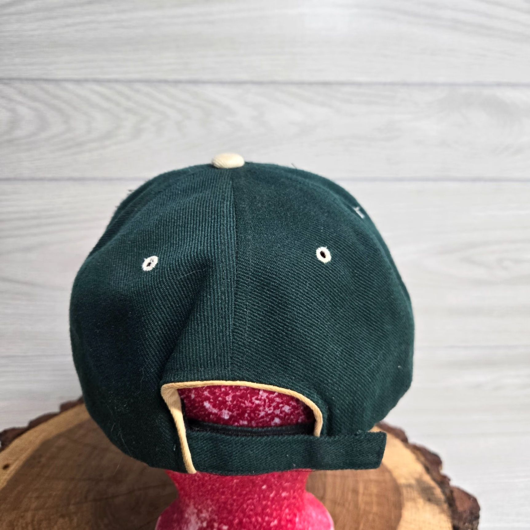Vintage VINTAGE US Army Retired Green Adult Adjustable Strapback Baseball Cap Hat Size ONE SIZE - 4 Thumbnail