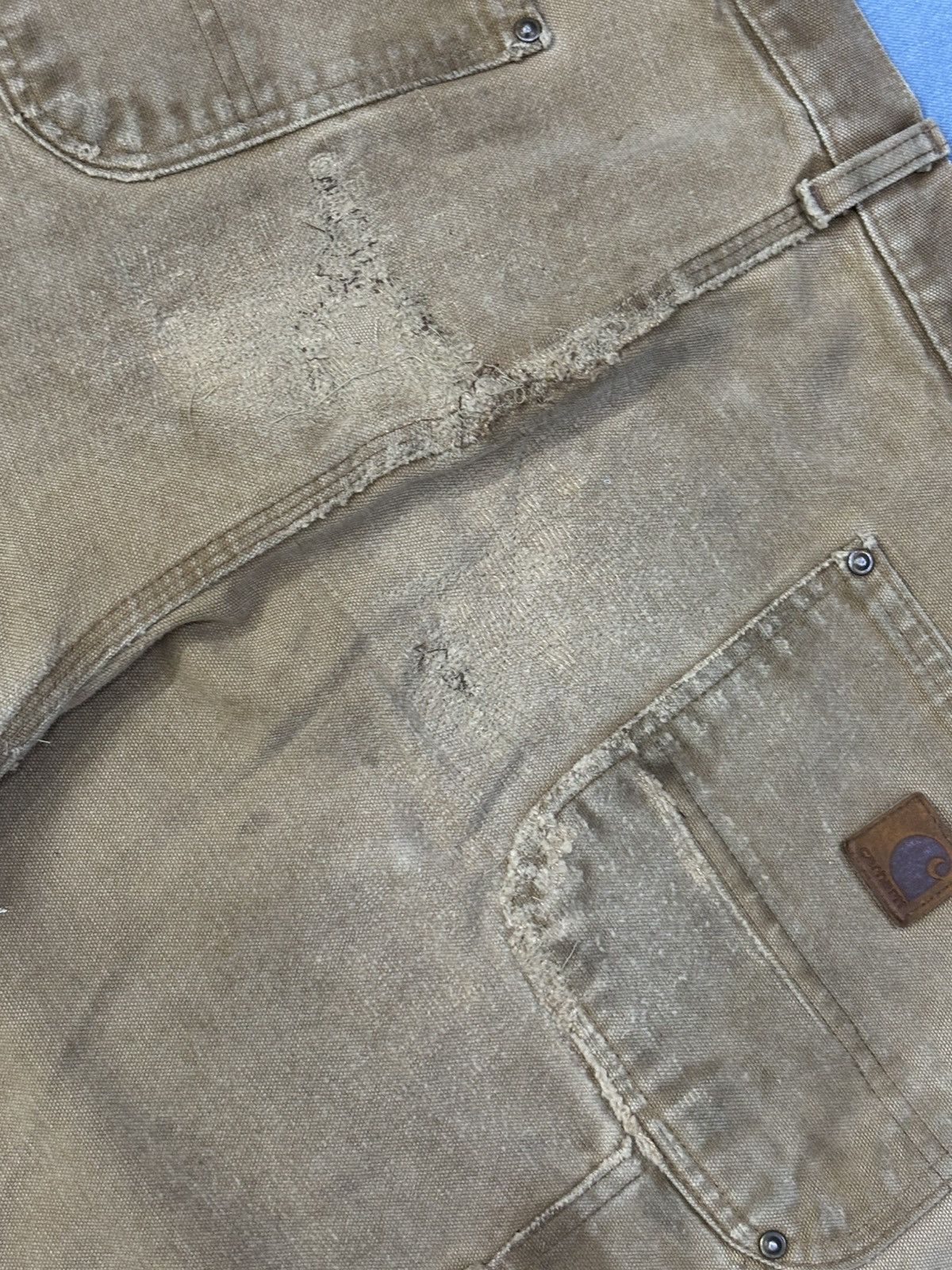 Carhartt Carhartt B136 BRN Double knee denim Size US 40 / EU 56 - 8 Thumbnail