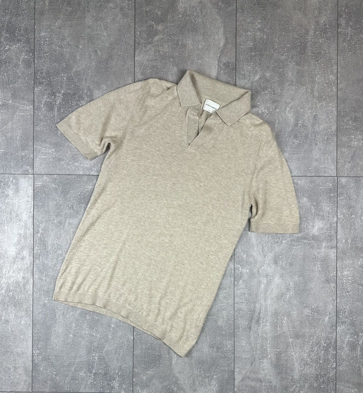 A Day's March A Days March Luxury Cotton/Wool Tricot Polo Size US S / EU 44-46 / 1 - 1 Thumbnail