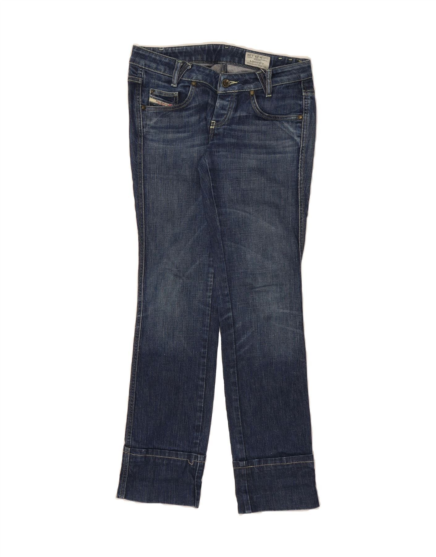 Diesel Womens Loopy Slim Jeans W29 L31 Blue Cotton Size 42" / US 20 - 1 Thumbnail