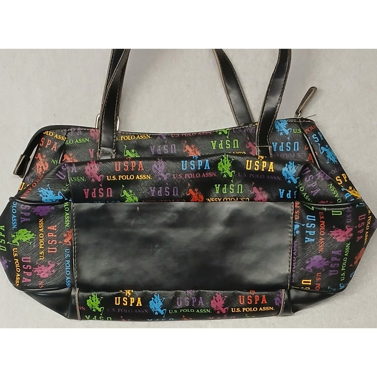 U.S. Polo Assn. U.S. Polo Assn. Nylon Multicolor Logo Shoulder Tote Bag Size ONE SIZE - 5 Thumbnail