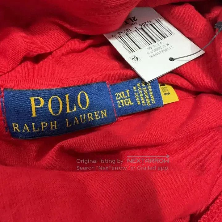 Polo Ralph Lauren Polo Ralph Lauren Bear Print Long Sleeve Hoodie. Size US XXL / EU 58 / 5 - 5 Thumbnail