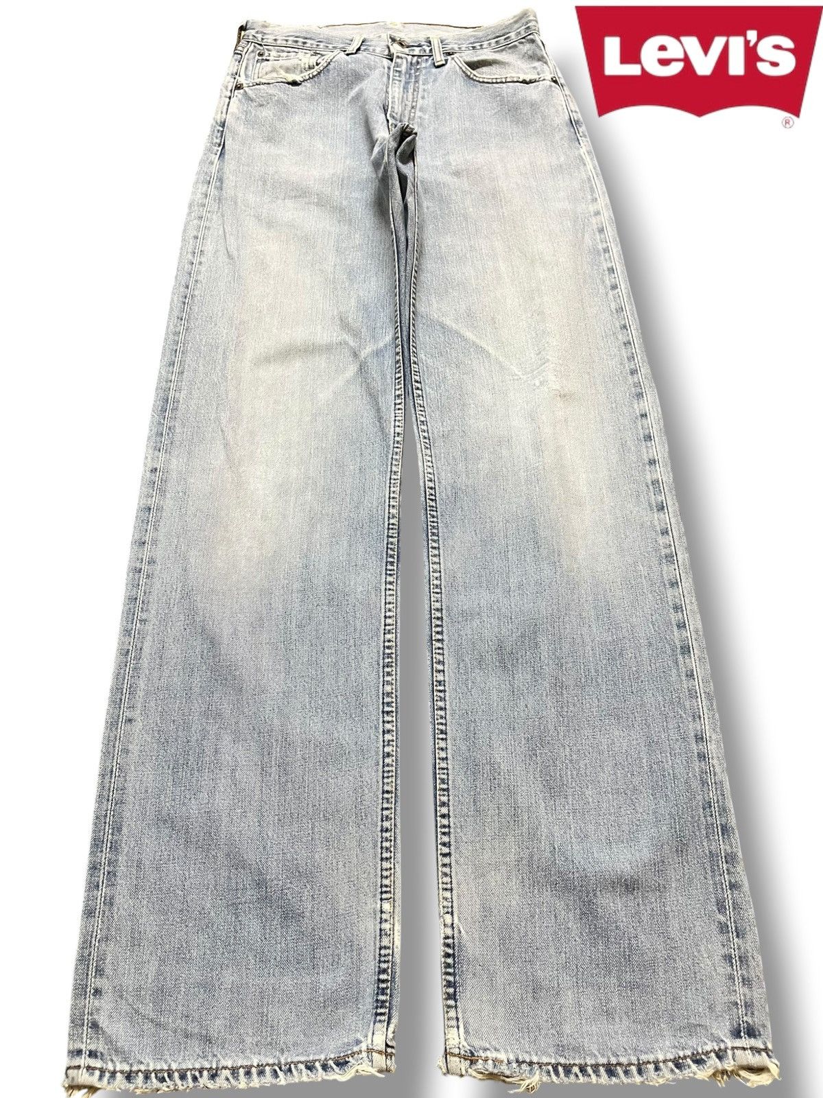 Levi's Vintage Clothing Vintage Levi’s 504 Baggy Long Leg Faded Denim Size US 30 / EU 46 - 1 Thumbnail