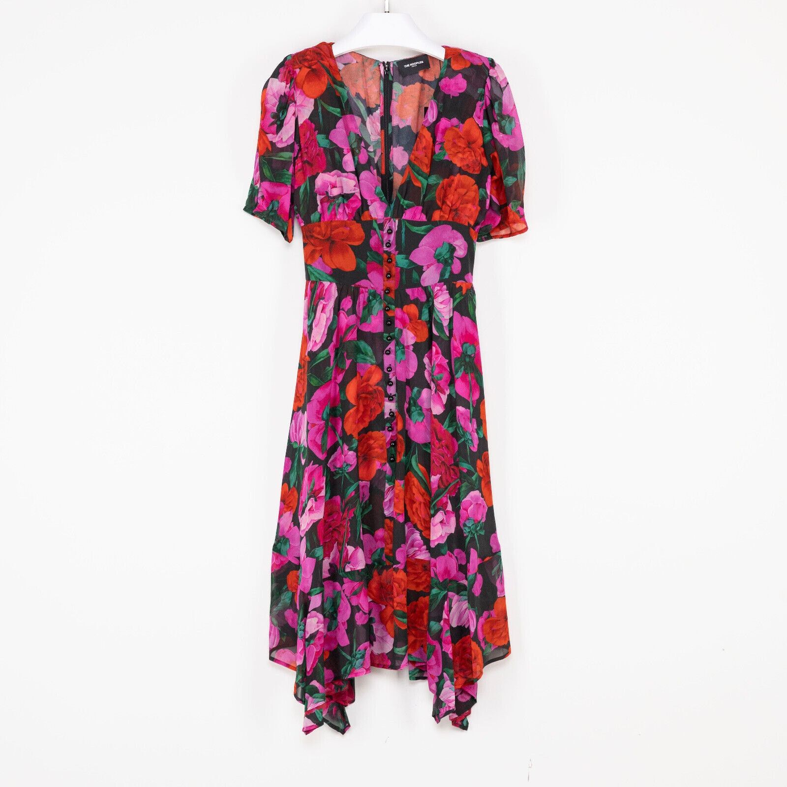 The Kooples The Kooples Dolce Vita Silk Floral Print Dress Multi Size 0 Size XS / US 0-2 / IT 36-38 - 3 Thumbnail