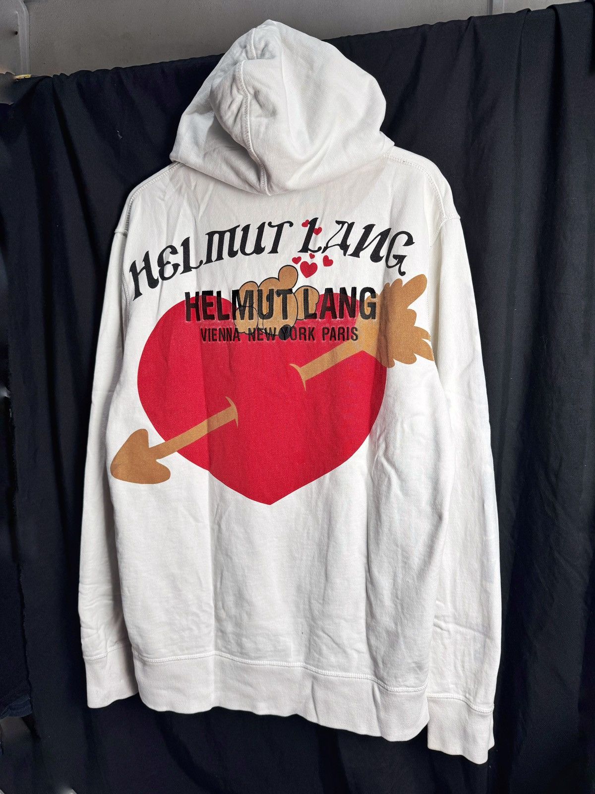 Helmut Lang Helmut Lang heart logo hoodie Size US XL / EU 56 / 4 - 1 Thumbnail