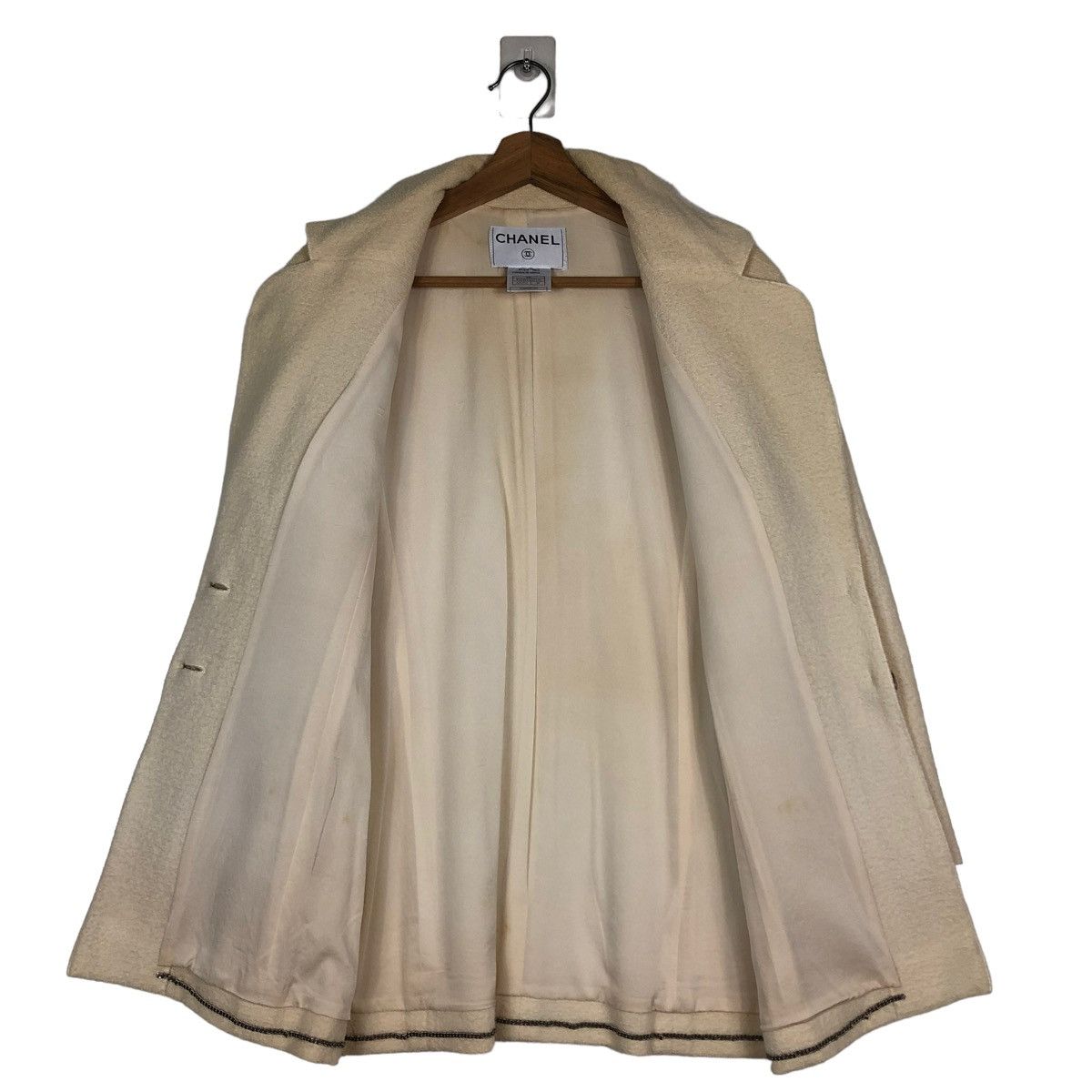 Chanel 🔥WOOL CHANEL JACKET LUXURY COLLECTIONS Size XS / US 0-2 / IT 36-38 - 11 Thumbnail