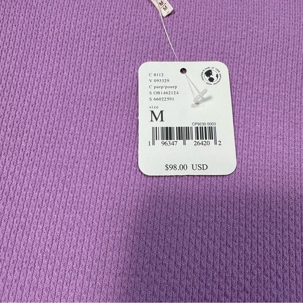 Free People NWT New $98 Free People Butterfly Dreams Purple Top Size M Size M / US 6-8 / IT 42-44 - 7 Thumbnail