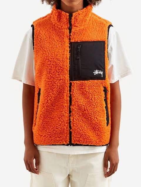 トップス stussygear PYTHON REVERSIBLE VEST L Stussy Stussy Python Reversible Vest | Grailed