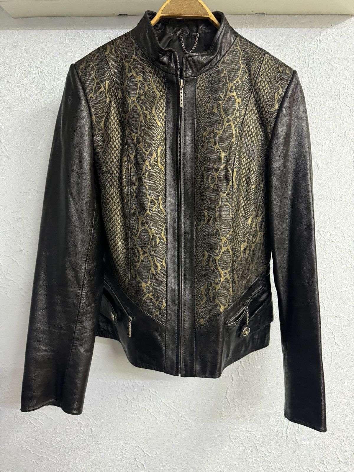 14th Addiction Vintage Leather Snake Jacket Size US M / EU 48-50 / 2 - 5 Thumbnail