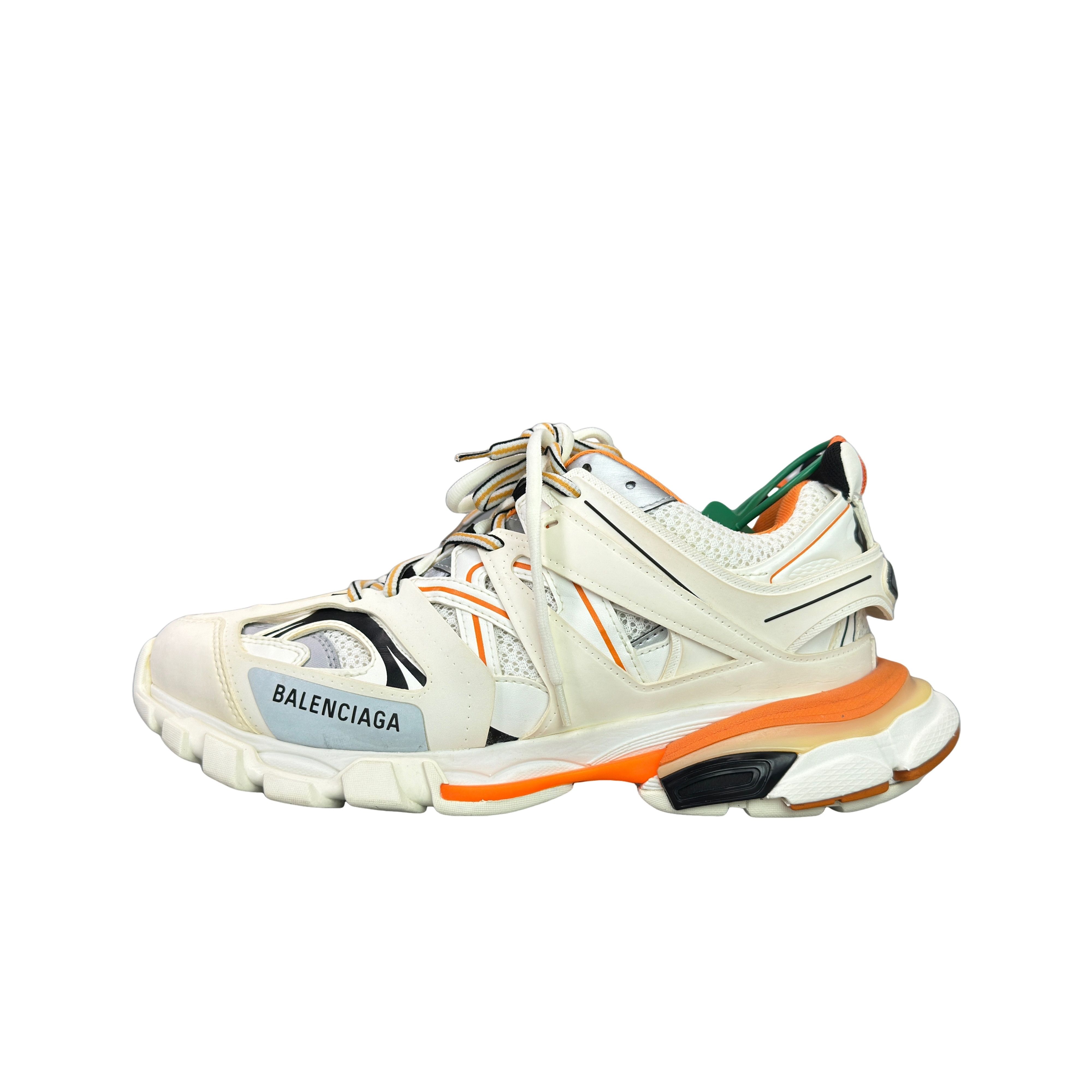 Balenciaga Balenciaga White Orange Track Sneakers Size 41 Size US 8 / EU 41 - 1 Thumbnail