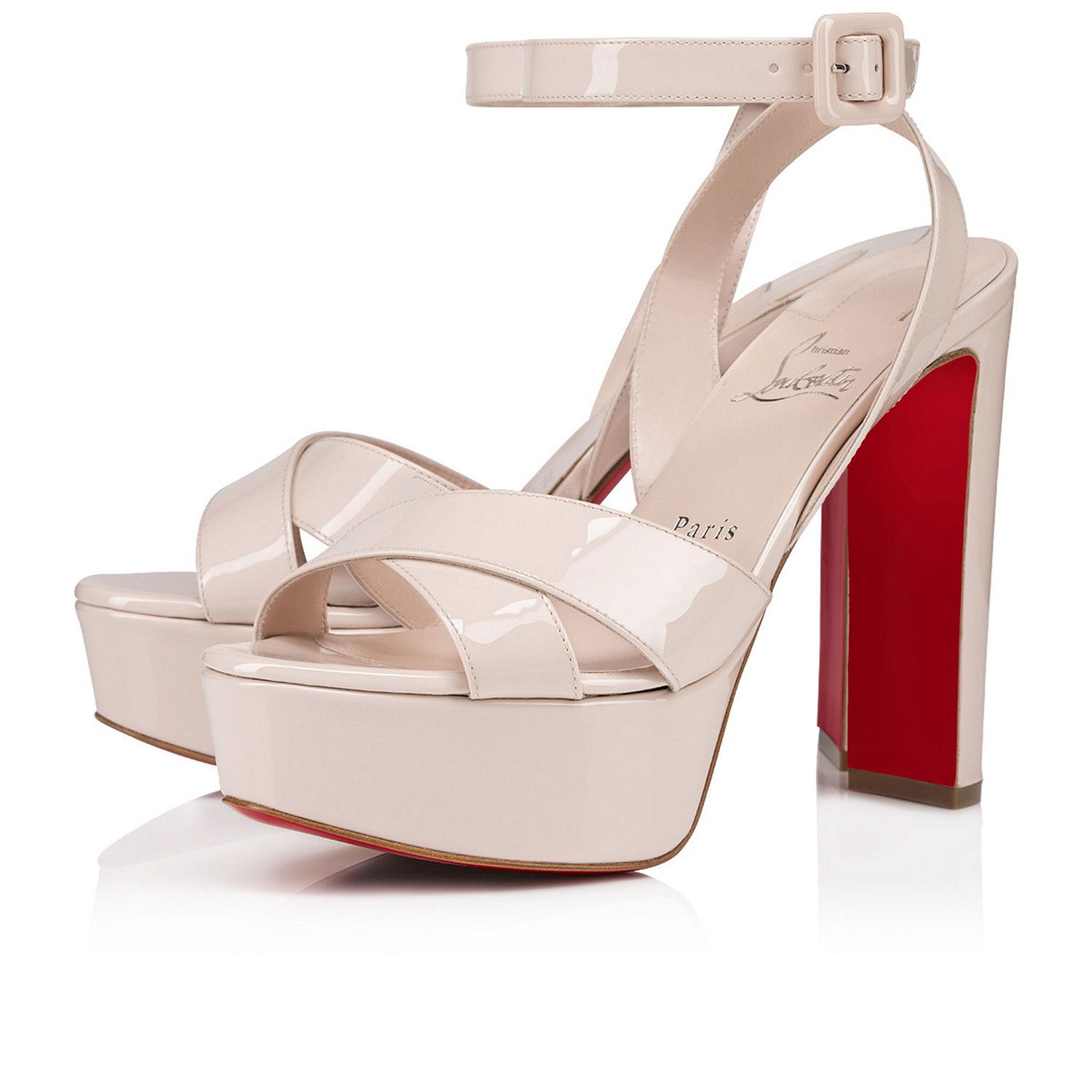 Christian Louboutin oc11z0125 Super Marzia 130mm Heeled Sandals in Neutral Size US 10.5 / IT 40.5 - 1 Thumbnail