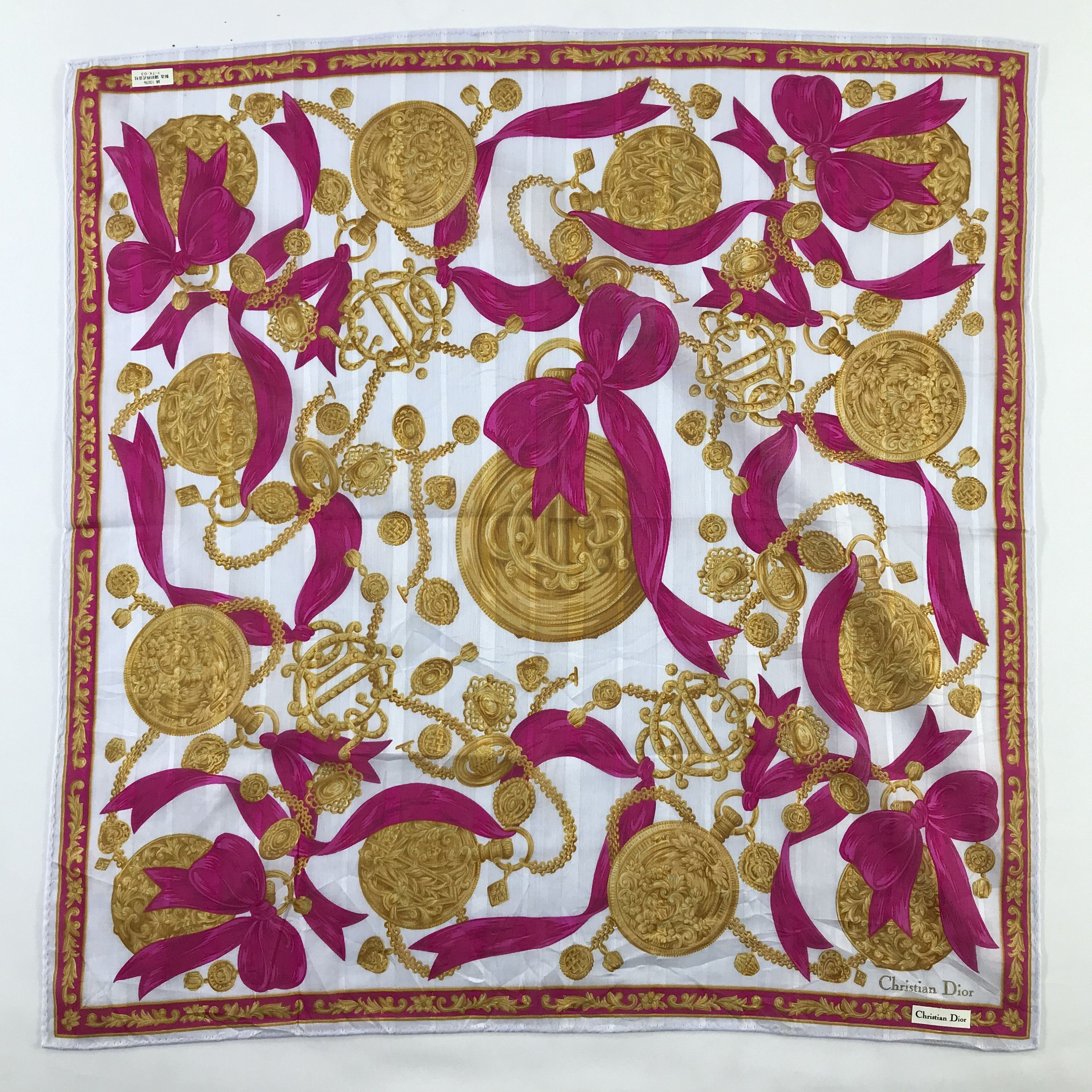 Vintage Christian Dior Neckerchief / Bandana / Handkerchief Size ONE SIZE - 3 Thumbnail