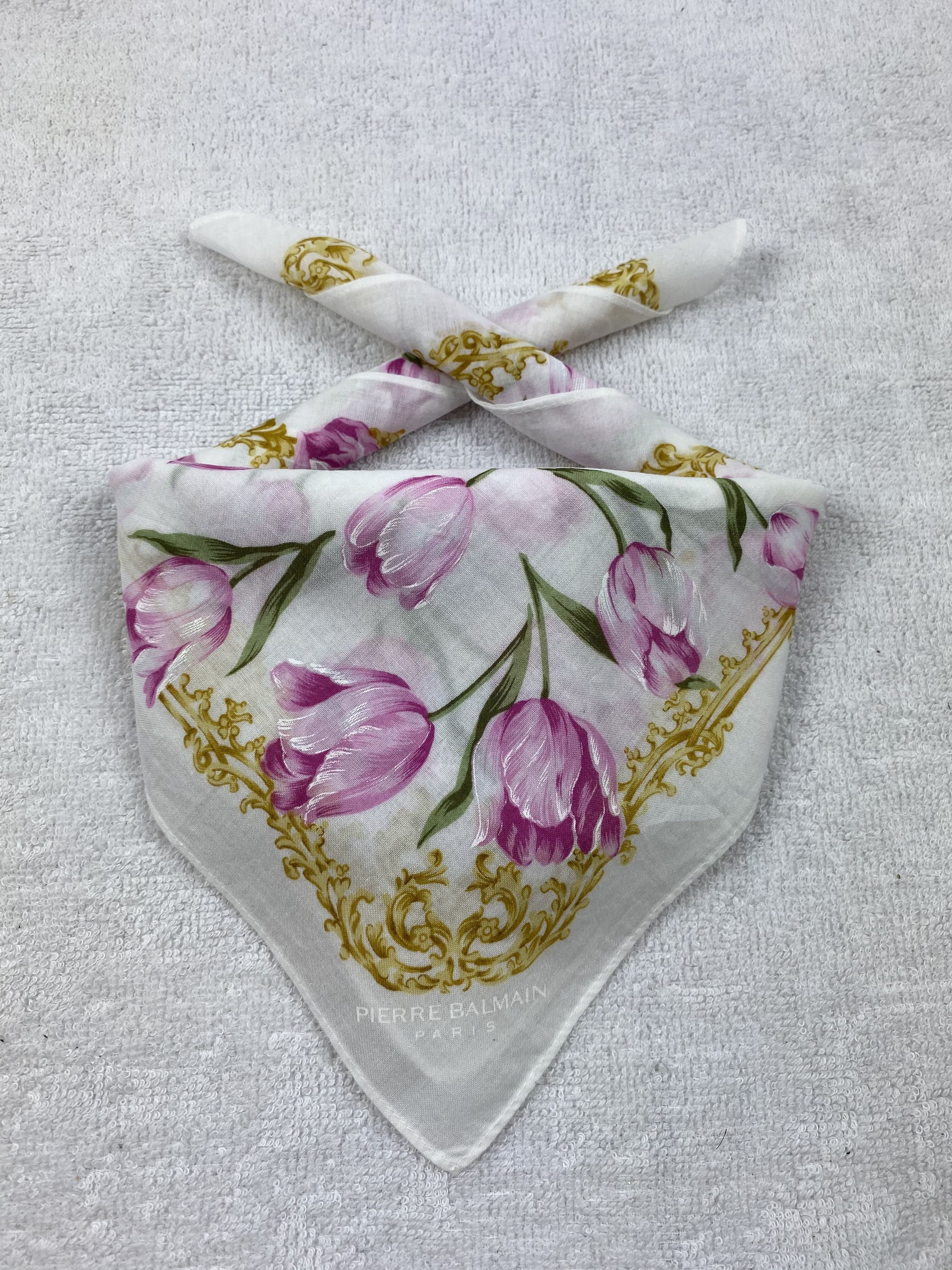 Pierre Balmain × Vintage Pierre Balmain Handkerchief / Bandana / Neckerchief Size ONE SIZE - 2 Thumbnail